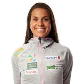 Langrennsløperen Heidi Weng løper 10 km